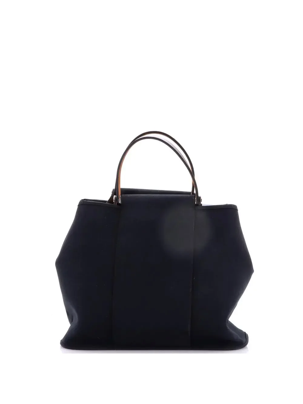 Hermes Cabag Handbag Toile And Leather #322515H11B